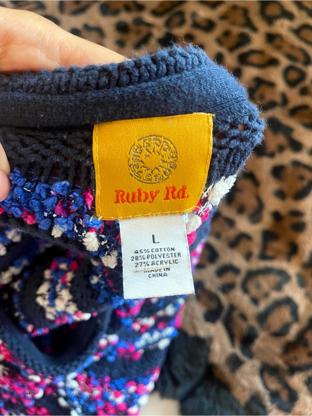 Ruby Rd. : Colorful Popcorn Knit Sweater!! - Picture 7 of 7